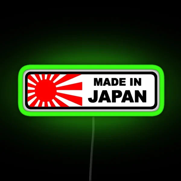 Made In Japan RGB Neon Sign