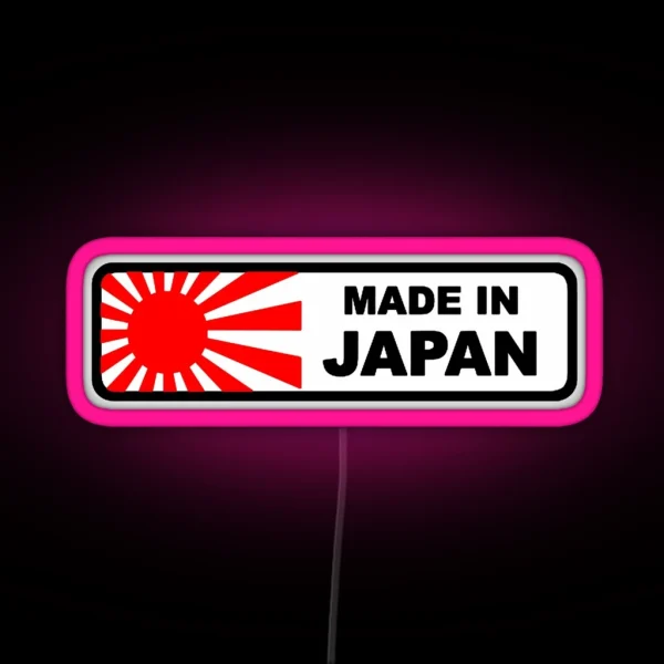 Made In Japan RGB Neon Sign