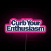 'Neon Curb Your Enthusiasm RGB Sign in Pink'