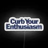 RGB Neon Sign Curb Your Enthusiasm MadHappy Neon White Background