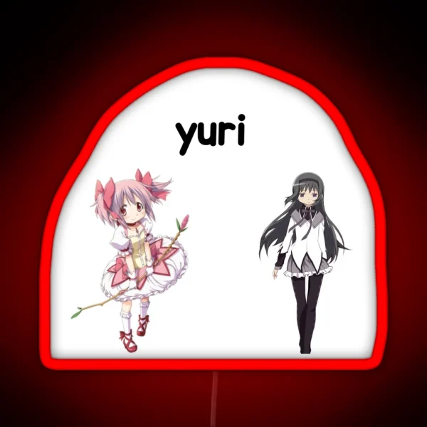 Madohomu Yuri RGB Neon Sign