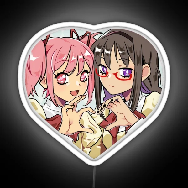 Madoka And Himura RGB Neon Sign