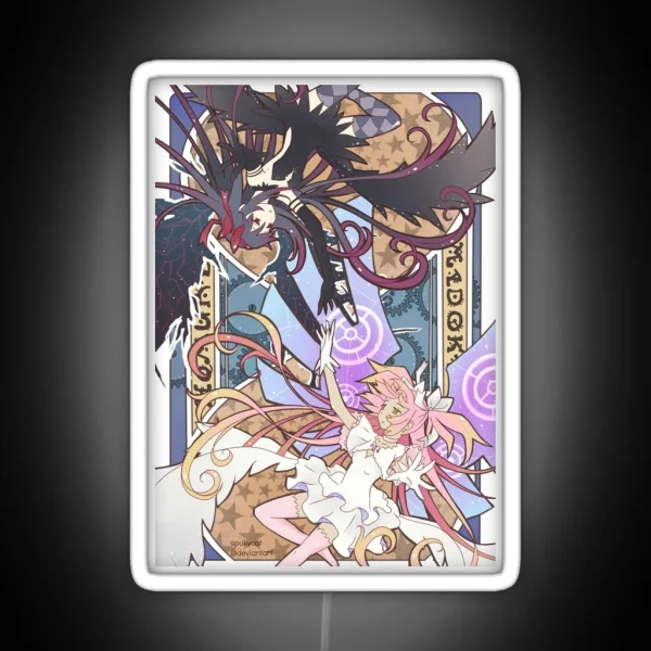 Madoka And Homura RGB Neon Sign