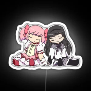 Madoka And Homura RGB Neon Sign