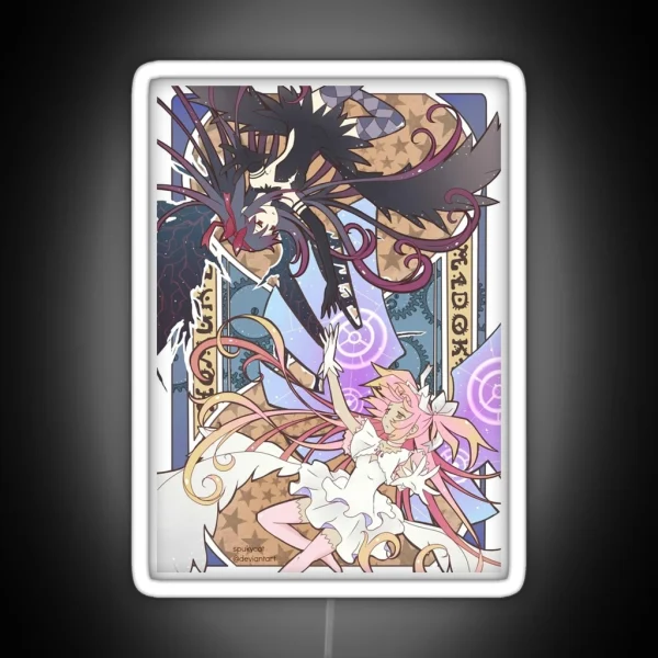 Madoka Homura Art RGB Neon Sign