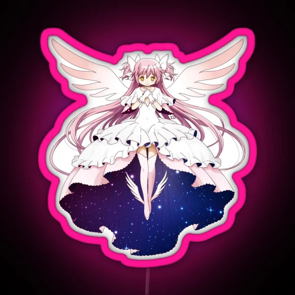 Madoka Kaname Final Form Ultimate Madoka Madokami RGB Neon Sign