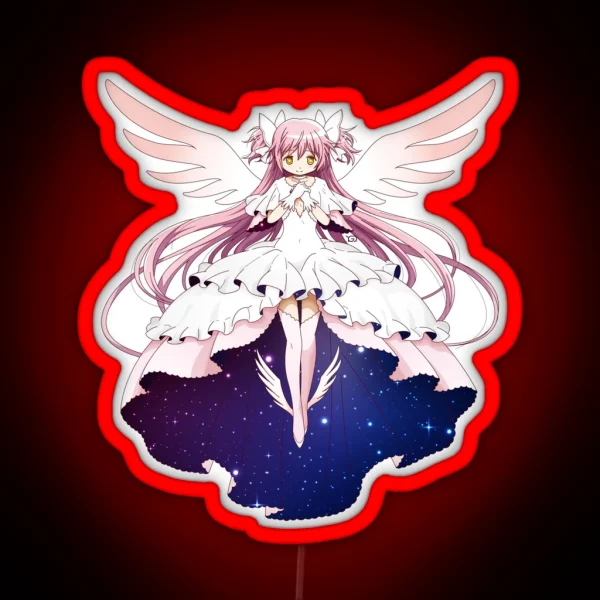 Madoka Kaname Final Form Ultimate Madoka Madokami RGB Neon Sign