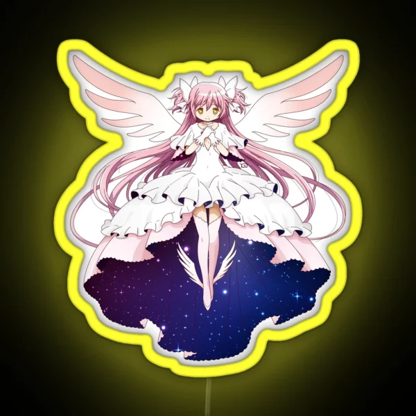 Madoka Kaname Final Form Ultimate Madoka Madokami RGB Neon Sign