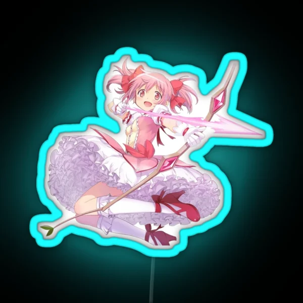 Madoka Kaname Puella Magi Madoka Magica RGB Neon Sign