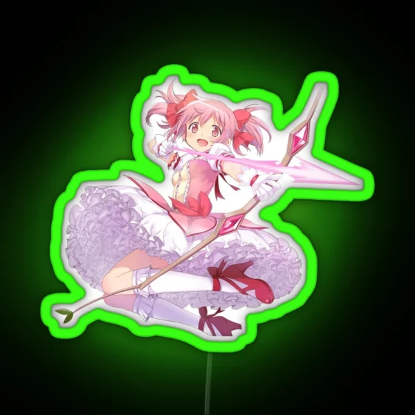 Madoka Kaname Puella Magi Madoka Magica RGB Neon Sign