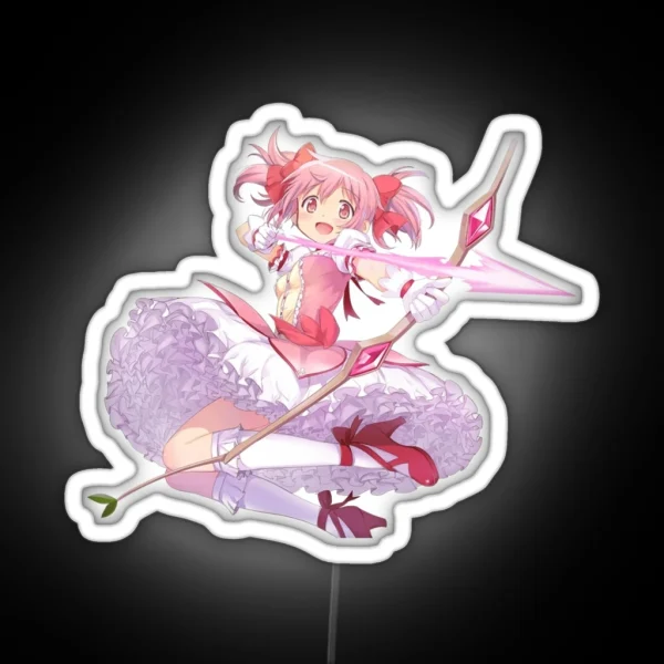Madoka Kaname Puella Magi Madoka Magica RGB Neon Sign