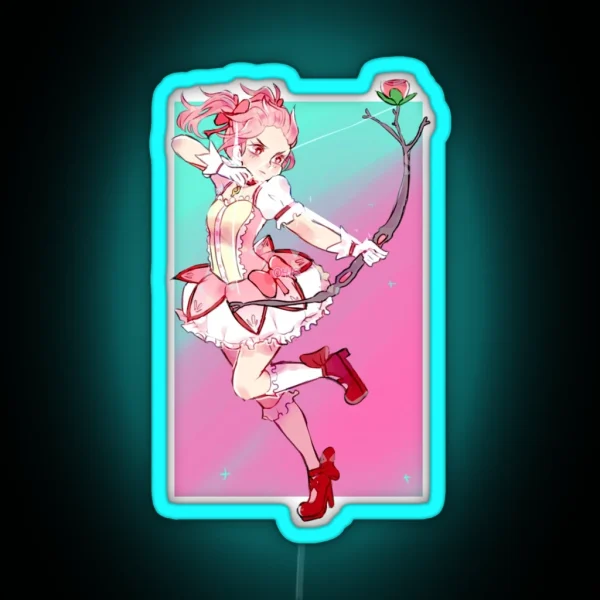 Madoka Kaname RGB Neon Sign