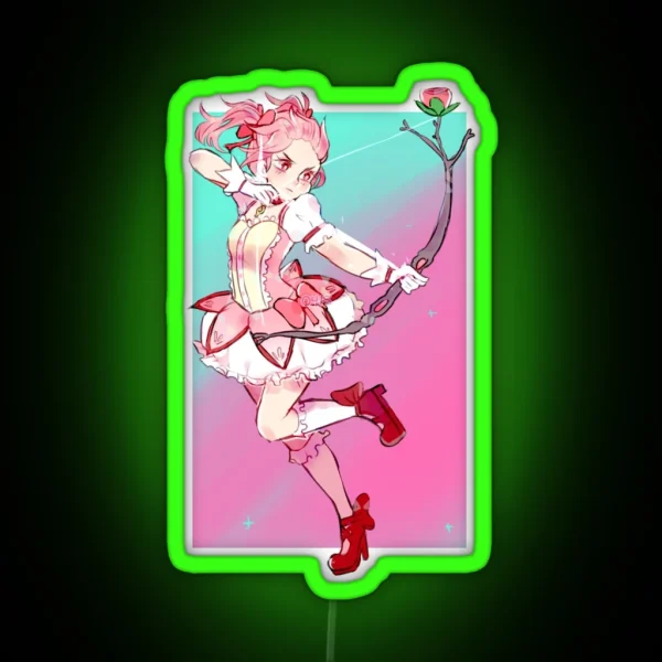 Madoka Kaname RGB Neon Sign