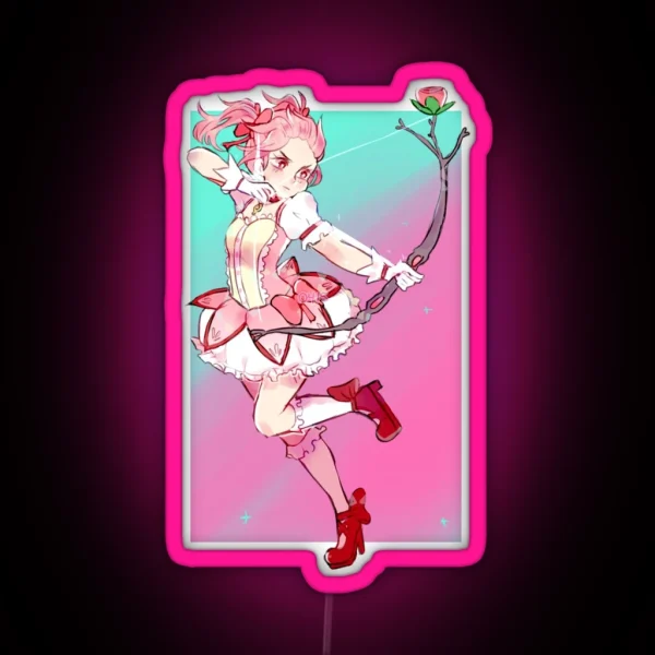 Madoka Kaname RGB Neon Sign