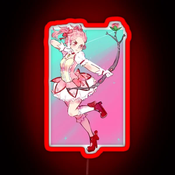 Madoka Kaname RGB Neon Sign