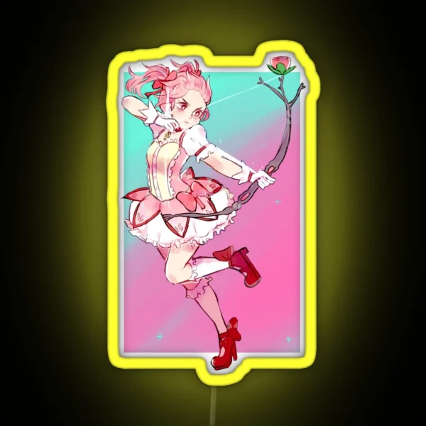 Madoka Kaname RGB Neon Sign