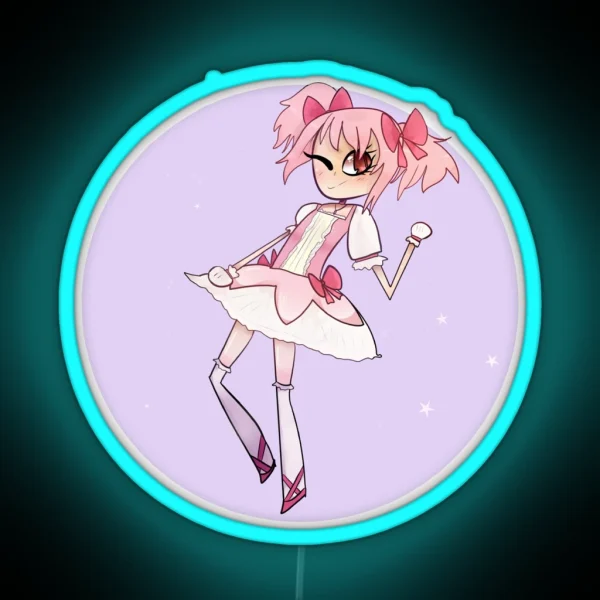Madoka Kaname RGB Neon Sign