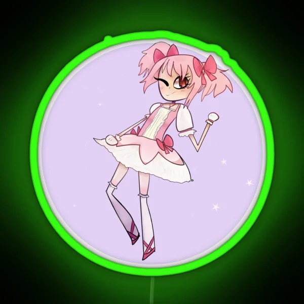 Madoka Kaname RGB Neon Sign
