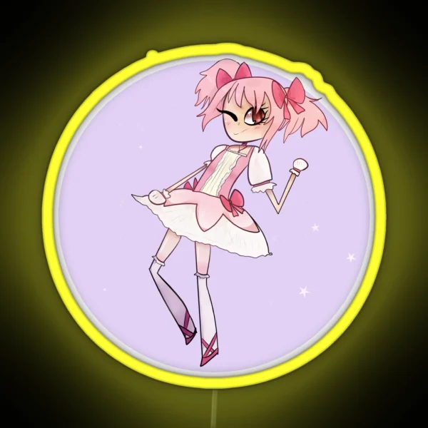 Madoka Kaname RGB Neon Sign