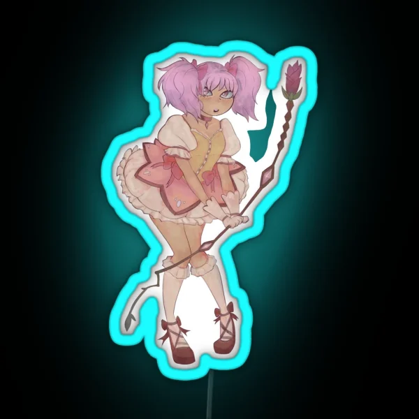 Madoka Kaname RGB Neon Sign