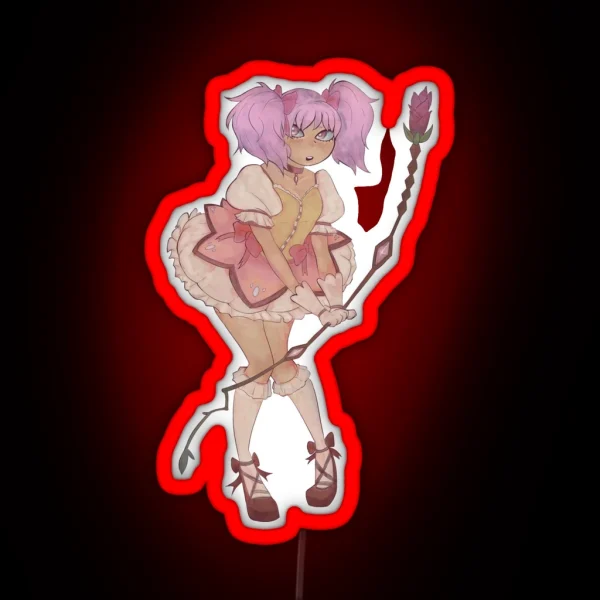 Madoka Kaname RGB Neon Sign