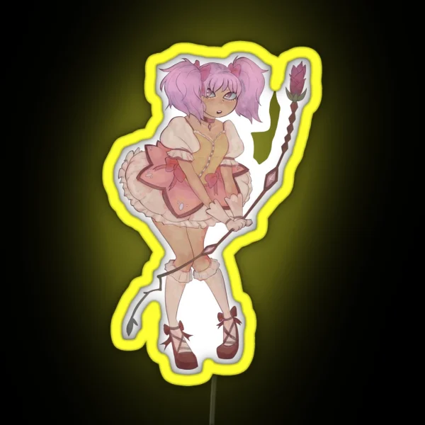 Madoka Kaname RGB Neon Sign