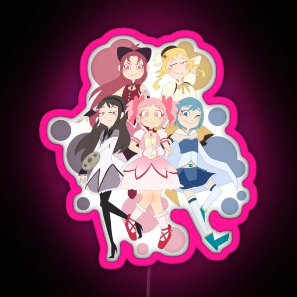Madoka Magica Puella Magi Madoka Magica RGB Neon Sign