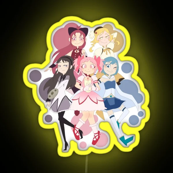 Madoka Magica Puella Magi Madoka Magica RGB Neon Sign