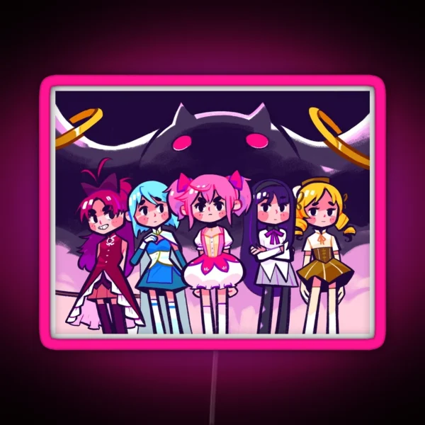 Madoka Magica RGB Neon Sign