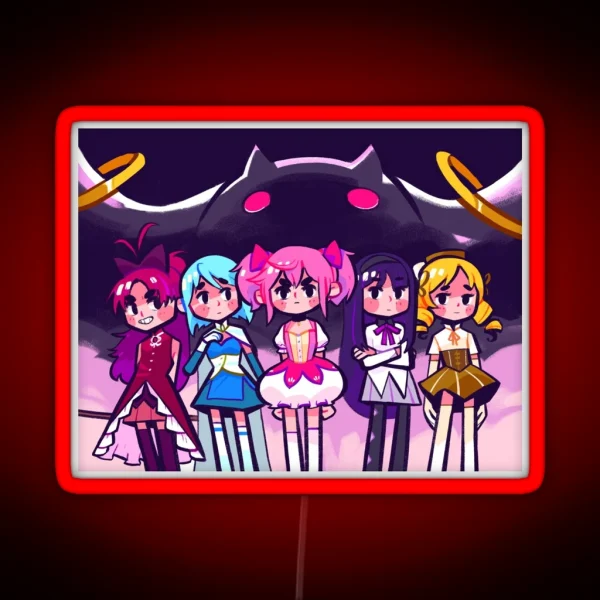 Madoka Magica RGB Neon Sign