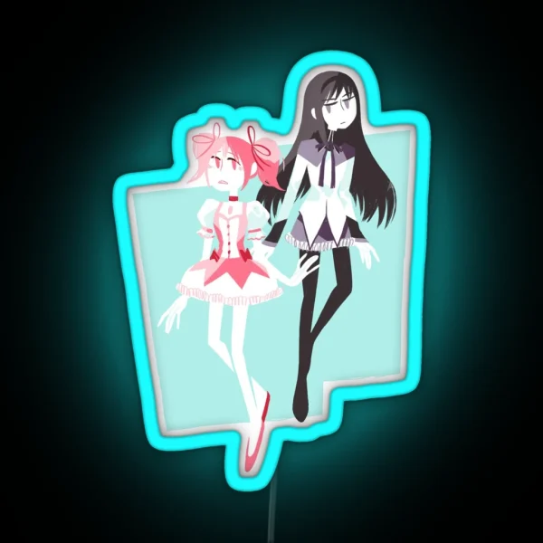 Madoka Magica RGB Neon Sign