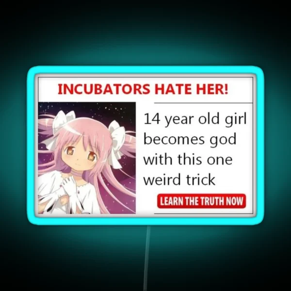 Madoka Meme RGB Neon Sign