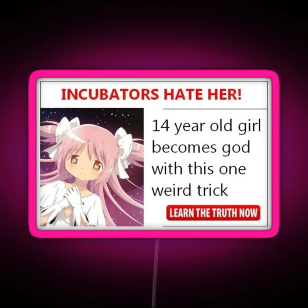 Madoka Meme RGB Neon Sign