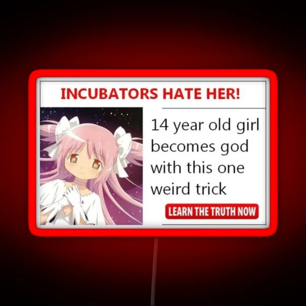Madoka Meme RGB Neon Sign