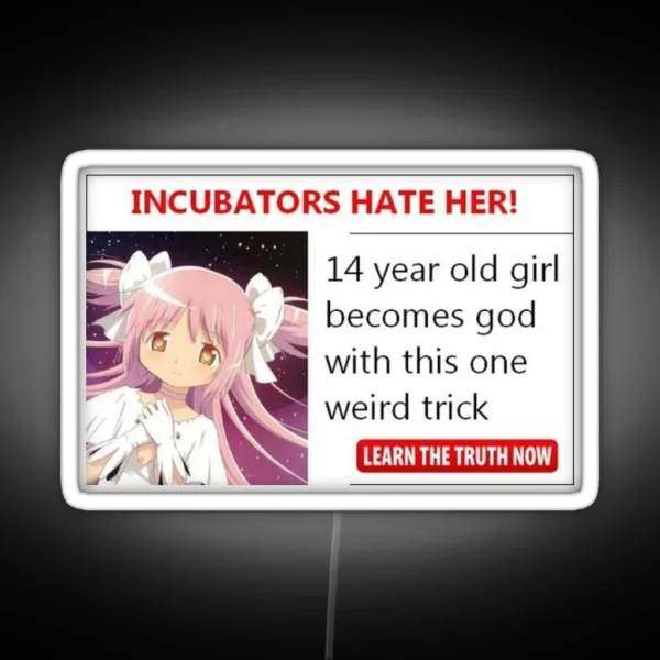 Madoka Meme RGB Neon Sign