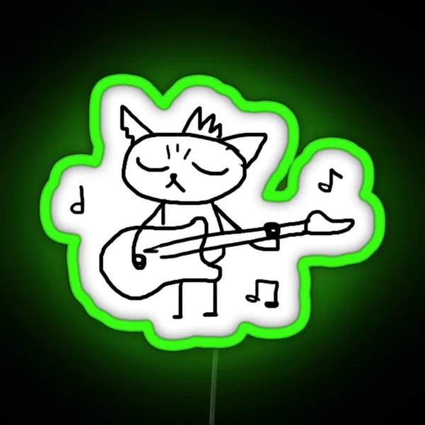 Mae Bass Hero RGB Neon Sign