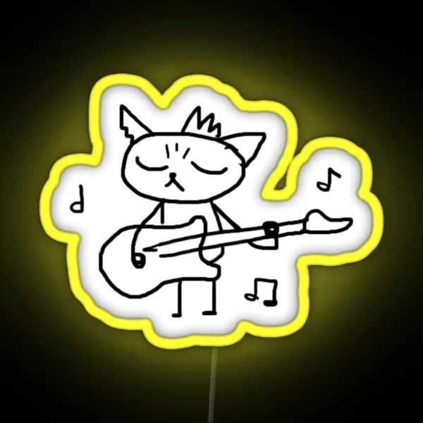Mae Bass Hero RGB Neon Sign