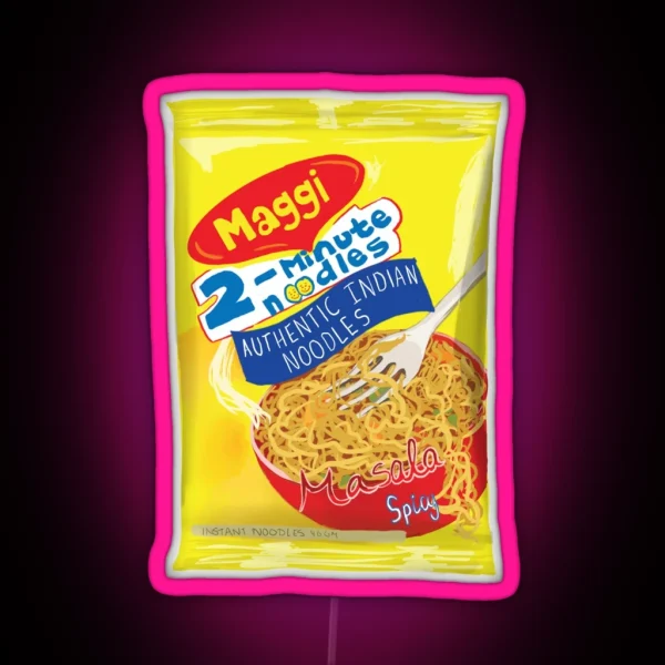 Maggi Noodles Led RGB Neon Sign