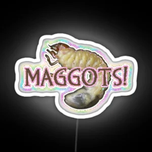 Maggots RGB Neon Sign