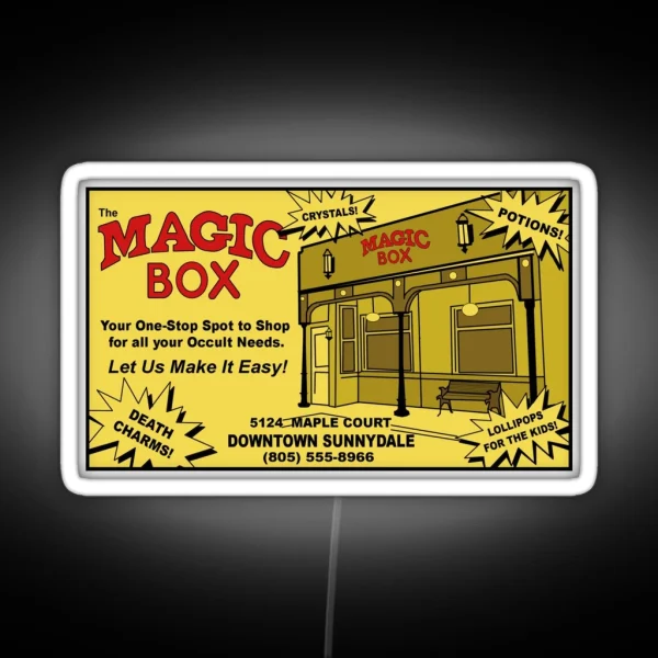 Magic Box Ad RGB Neon Sign