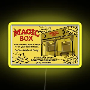 Magic Box Ad RGB Neon Sign