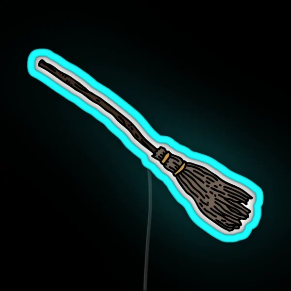 Magic Broom RGB Neon Sign