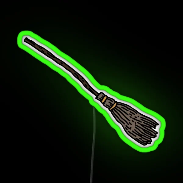 Magic Broom RGB Neon Sign