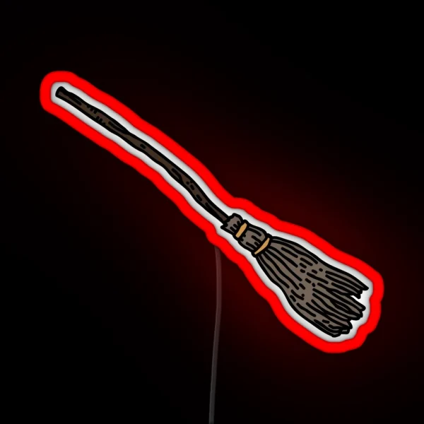 Magic Broom RGB Neon Sign