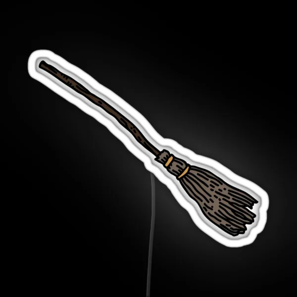 Magic Broom RGB Neon Sign