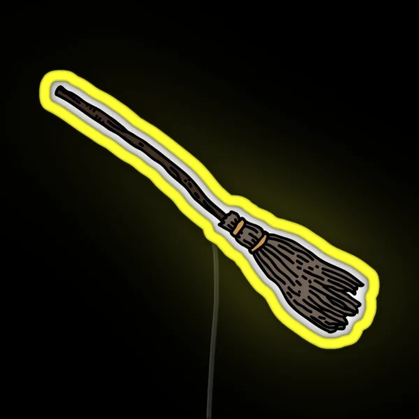 Magic Broom RGB Neon Sign