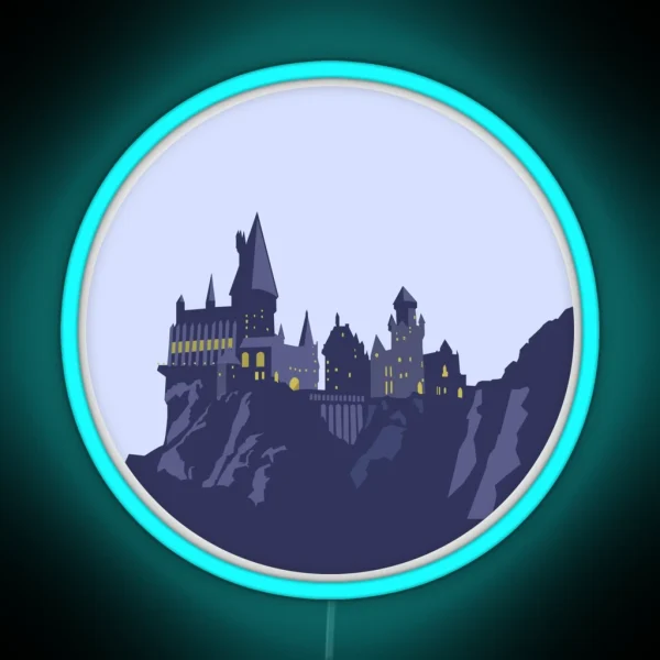 Magic Castle School Of Witchcraft And Wizardry RGB Neon Sign