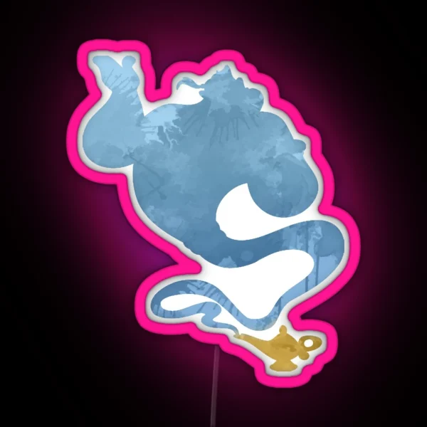 Magic Inspired Silhouette RGB Neon Sign