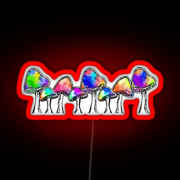 Magic Mushrooms RGB Neon Sign