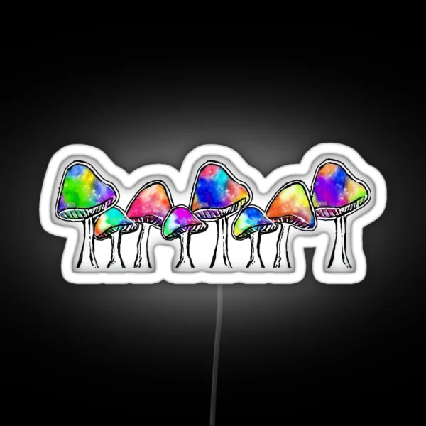 Magic Mushrooms RGB Neon Sign